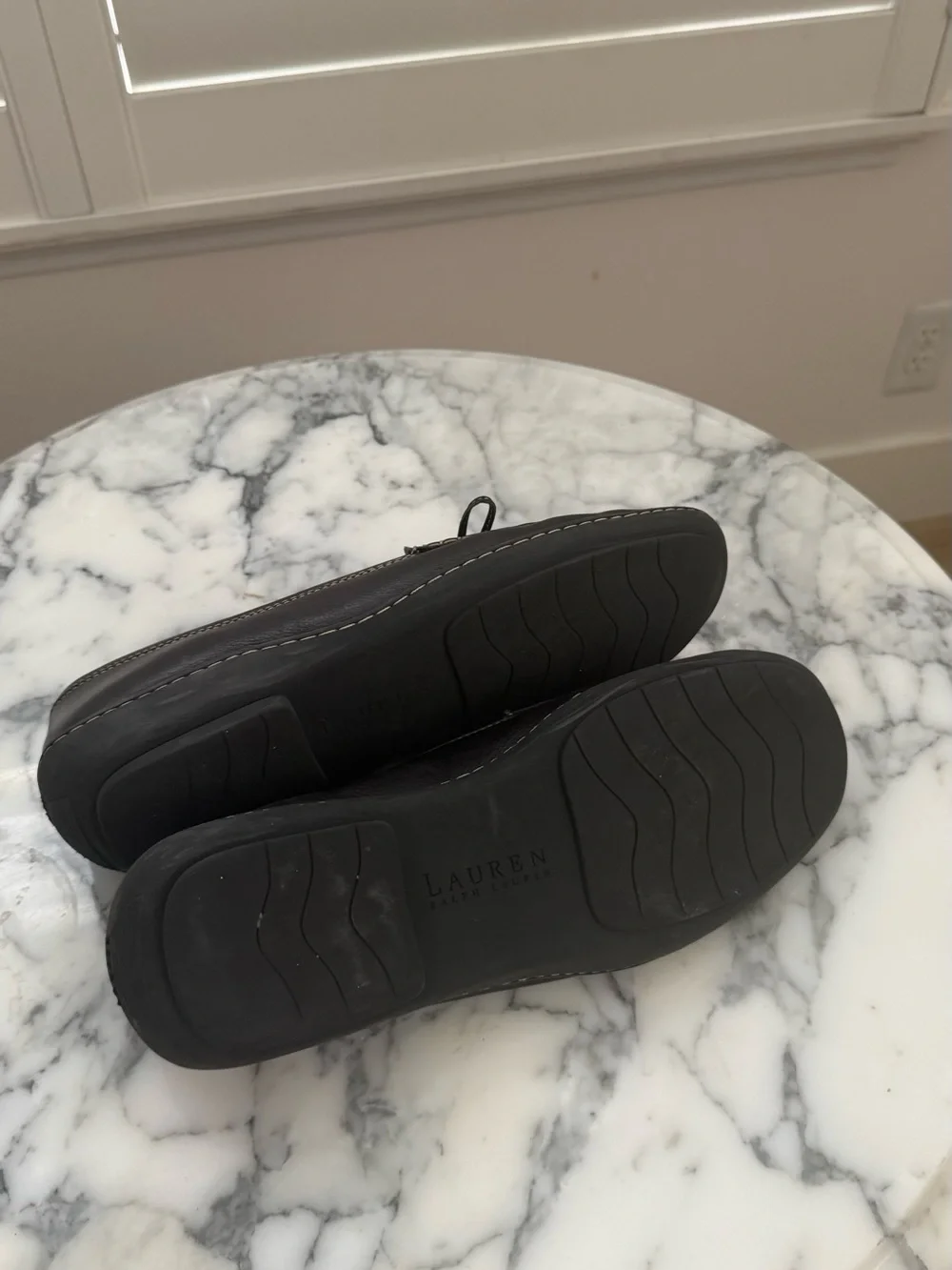Ralph Lauren Brown Leather Loafer